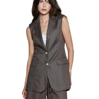 Relish Waistcoats, female, Brown, S, Brown Stylish Jackets for Men