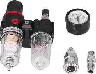 OEM Filtro De Aire Afc2000 Con Regulador De Presi&oacute;n, Separador De Agua/aceite Y Drenaje Autom&aacute;tico Para La Fuente De Aire