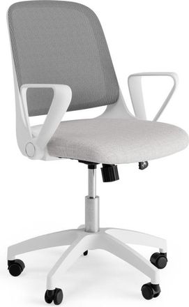 Koketto Home Silla de escritorio regulable en gris