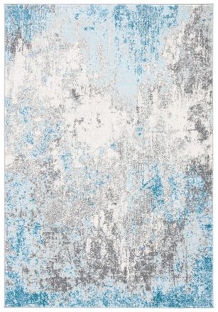 Safavieh Alfombra contempor&aacute;neo de polipropileno gris/azul, 122 x 183 cm