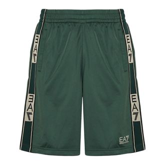 Emporio Armani Casual Shorts, male, Green, Size: S Sweat Shorts Gre