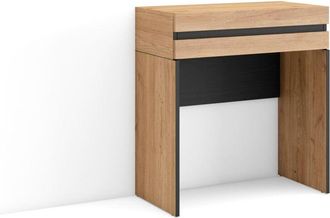 Skraut Home Skraut Home - Consola Entrada, Mueble Con Caj&oacute;n, 70x75x35 Cm, Recibidor, Con Almacenamiento, Estilo Moderno, Roble