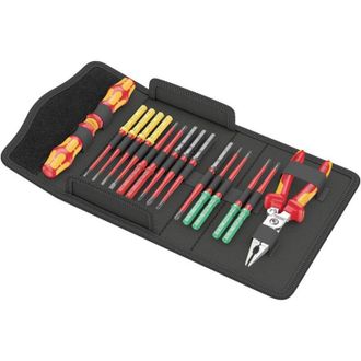 Wera Kraftform Kompakt vde 17 extra slim 1 Elettricisti Kit di punte intercambiabili per giraviti - Wera