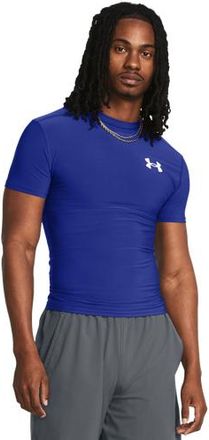 Under Armour Mens Heatgear OG Compression Short Sleeve - Royal/White Size 3XL