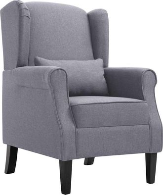 vidaXL Sill&oacute;n De Tela Gris Oscuro Vidaxl