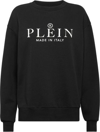 Philipp Plein Dames, Sweatshirts & Hoodies, Zwart, Maat: XL Katoen