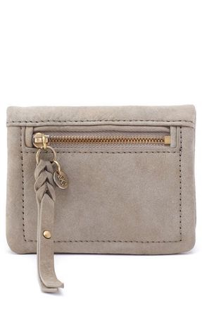 Hobo Lumen Mini Leather Wallet in Golden Granite at Nordstrom