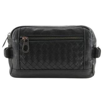 Bottega Veneta Pre-owned Belt Bags, male, Black, Size: ONE SIZE Pre-owned Intrecciato Fanny Pack