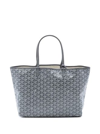 Goyard 2019 Goyardine Saint Louis PM tote bag - unisex - Fabric/Calf Leather - One Size - Grey