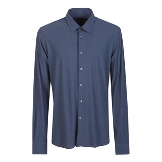 Roberto Ricci Design Casual Shirts - Heren - Casual Overhemden - Blauw - M - Overhemden