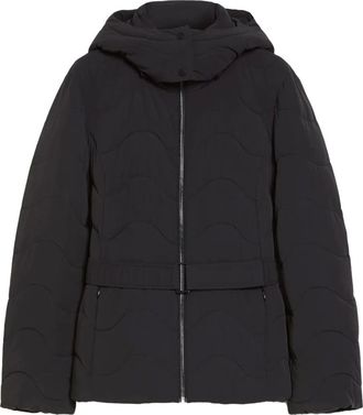 Pennyblack Cappotto trapuntato con cappuccio - Nero