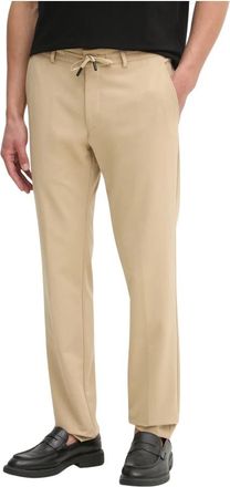 Karl Lagerfeld Klassieke Chino Broek - Heren - Chinos - Beige - M - Katoen - Broeken