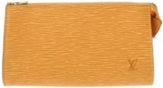 Louis Vuitton Pre-owned Clutches, female, Yellow, Size: ONE SIZE Pre-owned Pochette Pouch