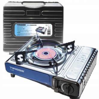 OEM Estufa De Viaje Tiross Ts-266 Con Quemador Cer&aacute;mico Y Estuche Incluido