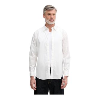 A|X Armani Exchange Overhemden, Heren, Wit, S, Katoen, Regular Fit Shirt