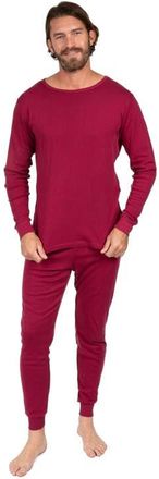 Leveret Mens Cotton Solid Matching Family Pajamas in Maroon at Nordstrom, Size Xx-Large