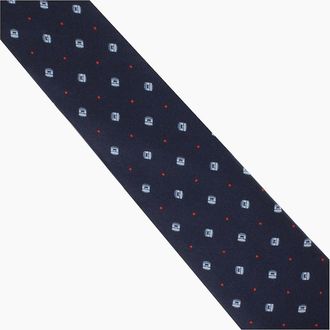 Dunhill Mens Dunhill Tie - Navy - Size: ONE size