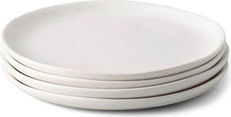 Fable Interiors The Dessert Set of 4 Plates in Speckled White at Nordstrom