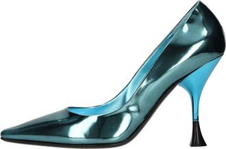 3Juin Bahia Pump - Dames - Pumps - Blauw - 39 EU - Leer - Schoenen