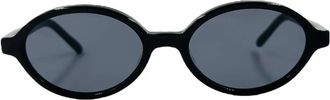 Kaleos Handgemaakte Ovale Trendy Bril Bless - unisex - Zonnebrillen - Zwart - ONE Size - Accessoires