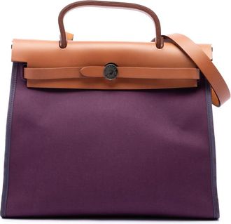 Herm&egrave;s Pre-owned Hermes Toile Herbag Zip 31 Satchel Ladies D89EHHO7SE91FU5E