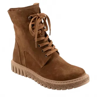 Bueno Womens Scarlett Boot In Brown Suede