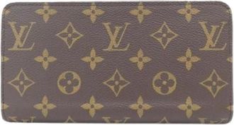 Louis Vuitton Pre-owned Canvas wallets - Dames - Vintage Accessoires - Bruin - ONE Size - Vintage
