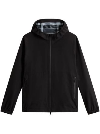 Woolrich hooded zip-up jacket - Black