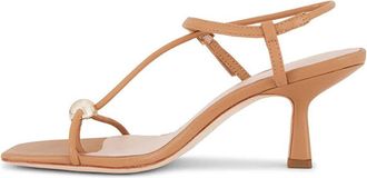 Generic Brown,5.5 UK,Womens Strappy High Stilettos Heels Mules Square Open Toe Ankle Strap Comfort Dress Pumps Sandals Flip Flops Party Prom Dresses Shoes