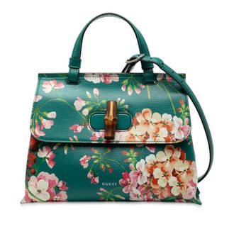 Gucci Pre-owned Gucci Small Calfskin Bamboo Daily Blooms Satchel Ladies 2WO8VCZUSMYZD3MH