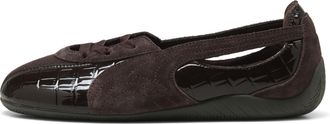 Puma Sneakers stile ballerina Speedcat Nova Croc-Texture da donna, Scarpe, Marrone, 35.5