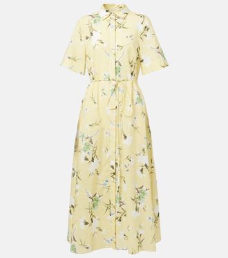 Erdem Floral cotton shirt dress