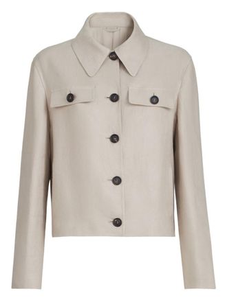 Brunello Cucinelli Beige Linen Jacket
