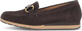 Gabor Slipper - Dames - Loafers - Bruin - 38 1/2 EU - Leer - Schoenen