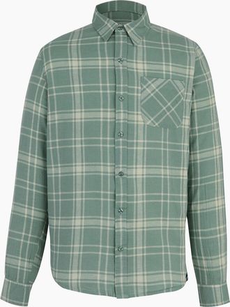 Regatta Mens Regatta Mens Loran Checked Long-Sleeved Shirt - Blue - Size: 38/Regular