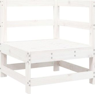 vidaXL Sof&aacute; De Esquina De Jard&iacute;n Madera Maciza De Pino Vidaxl