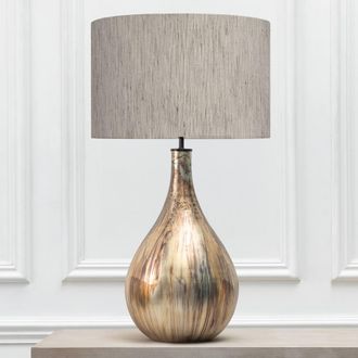 Voyage Maison Allegra Table Lamp With Otaru Eva Lampshade in Gold