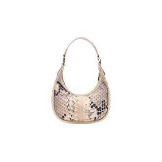 Roberto Cavalli Small Bologna Bag With Print - female - Roberto Cavalli - Shoulder Bags - Brown - ONE SIZE - Bags