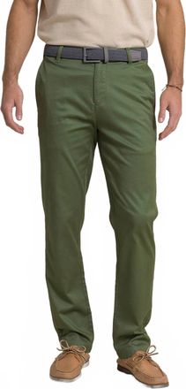 Southern Tide Mens Channel Marker Stretch Chino Pant In Cedar Green