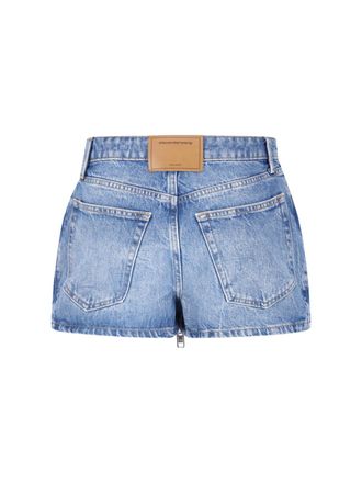 Alexander Wang Womens Trousers Blue Cotton