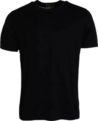 Dolce & Gabbana Black Cotton Round Neck Short Sleeves Men T-Shirt