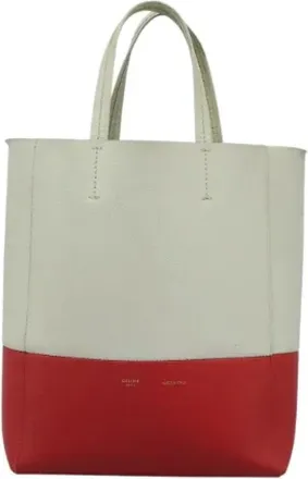 Celine Pre-owned Leather celine-bags - Dames - Vintage Shopper - Grijs - ONE Size - Leer - Vintage