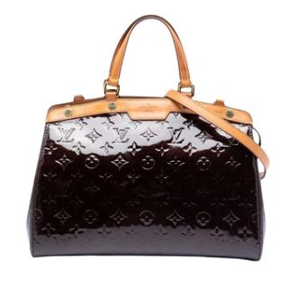 Louis Vuitton Pre-owned Handbags, female, Purple, Size: ONE SIZE Pre-owned Brea MM