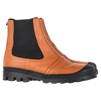 Loewe Pre-owned Womens Chelsea Boots in Tan Leather - Size EU 39