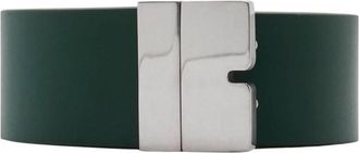 Burberry Reversible Leather B Cut Belt, Size 100