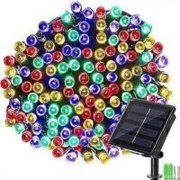 OEM Guirnalda De Luces Solares Para Exteriores - 22 M, 200 Led, Resistente Al Agua, 8 Modos De Iluminaci&oacute;n, Ideal Para Decorar Jard&iacute;n, Patio, Valla, Etc. 