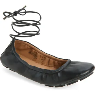 BOSS Roxanne Ballerina Flat in Black at Nordstrom Rack, Size 9