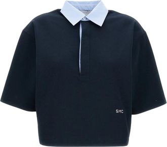 Stella McCartney Donna, Top, Blu, M, new