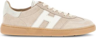 Hogan Cool White Logo Calfskin Mutton Leather Sneakers