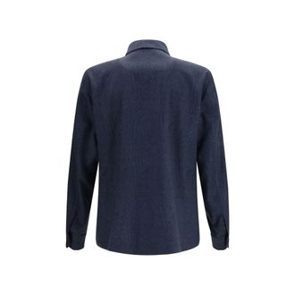 Etro Mens Blue Wool Oves Aries Jacket Clothing